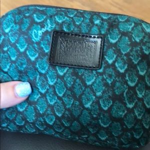 Coach foldable snakeskin bag